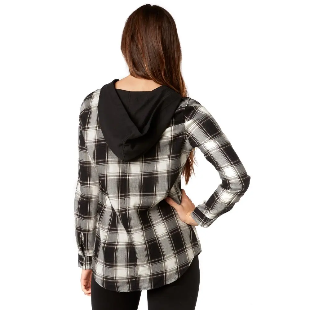 Shirt Fox Deny Flannel Ladies Black