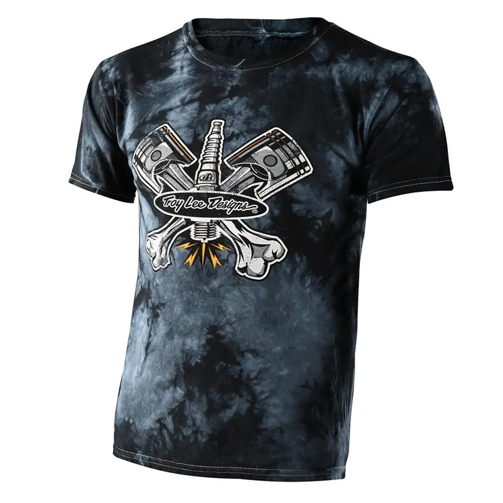 Troy Lee Designs Pistonbone Tee Youth Black Crystal Wash