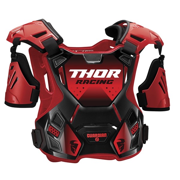 Thor MX Guardian Chest Protector Black/Red - Image 1