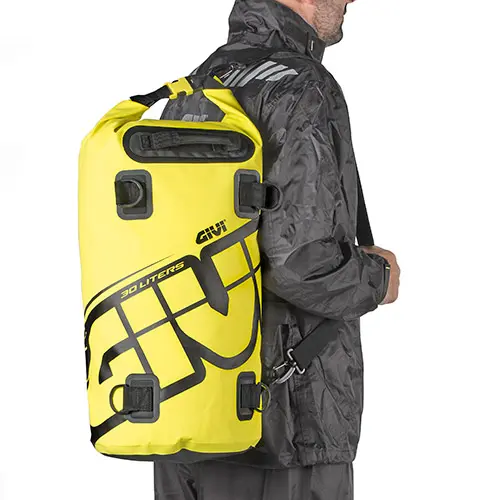 Cylindrical Bag Waterproof 30LT Fluro Yellow