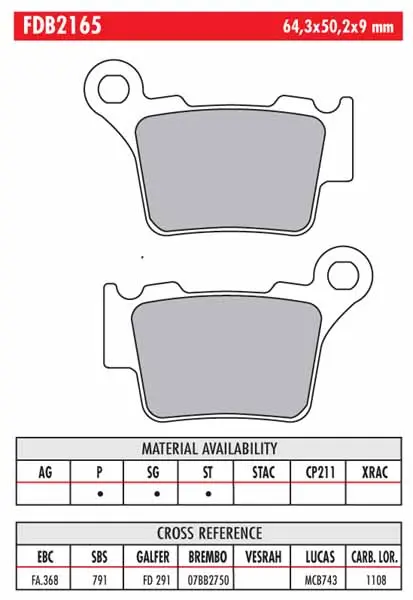 FERODO BRAKE BPADS