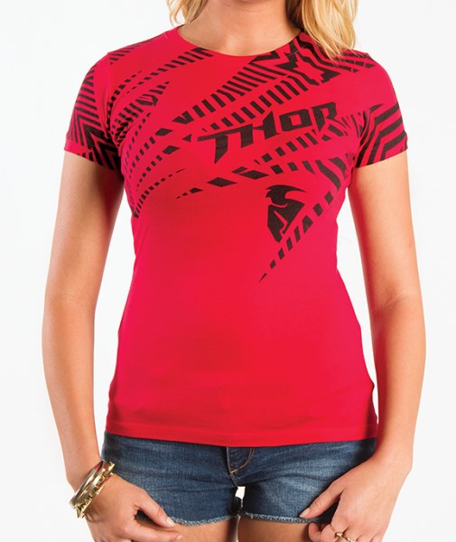 Tee Thor 2014 Ladies Noise Red - Image 1