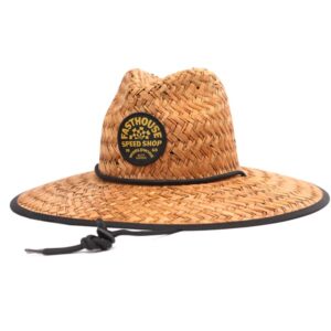 Deco Straw Hat Dark Natural - Image 1