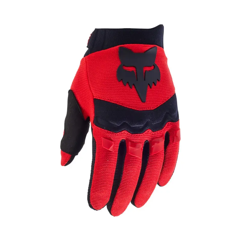 Fox Dirtpaw Motocross Glove Youth Fluro Red