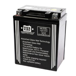 USPS AGM BATTERY USX14AH-BS YB14-A2 *4 +L -R - Image 1