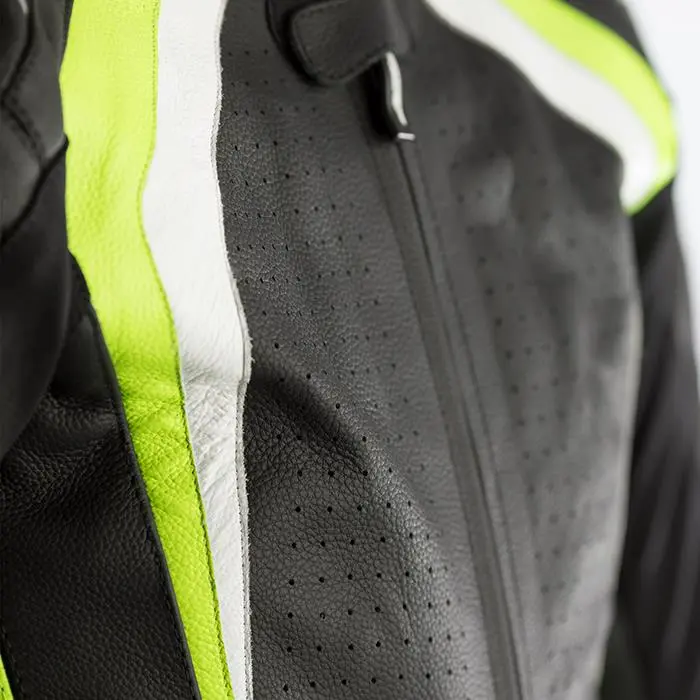 RST R-18 LEATHER SUIT [FLO YELLOW] 46 XL