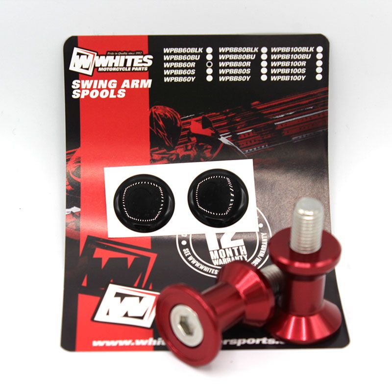 WHITES SWING ARM SPOOLS - ALLOY M6 RED BB-60R - Image 1