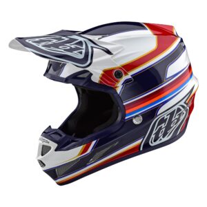 Motocross Helmet SE4 ECE Composite Speed White/Red - Image 1