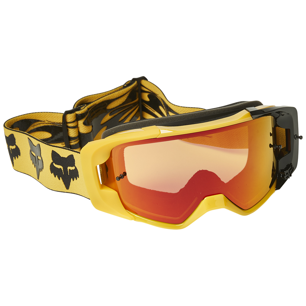 Fox Vue Supr Trik LE Motocross Goggles Black/Yellow - Image 1