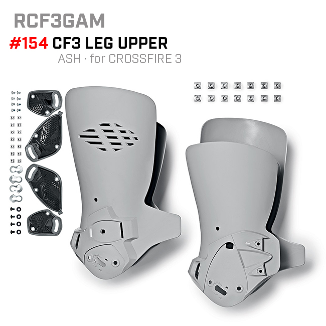 *Crossfire3 Upper Grey #154 Sidi #154 RCF3GAM (Ash) [A] - Image 1