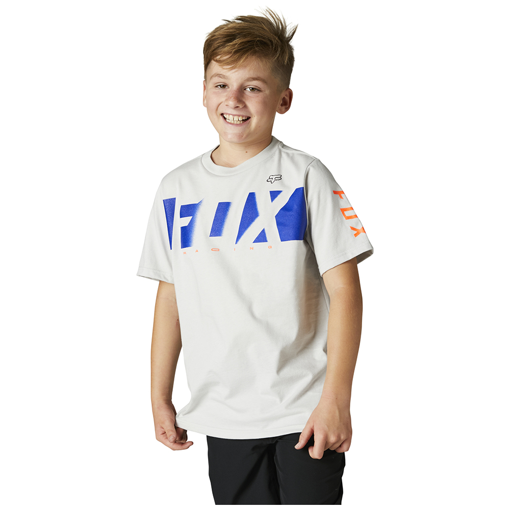 Fox Rkane Tee Youth Light Grey - Image 1