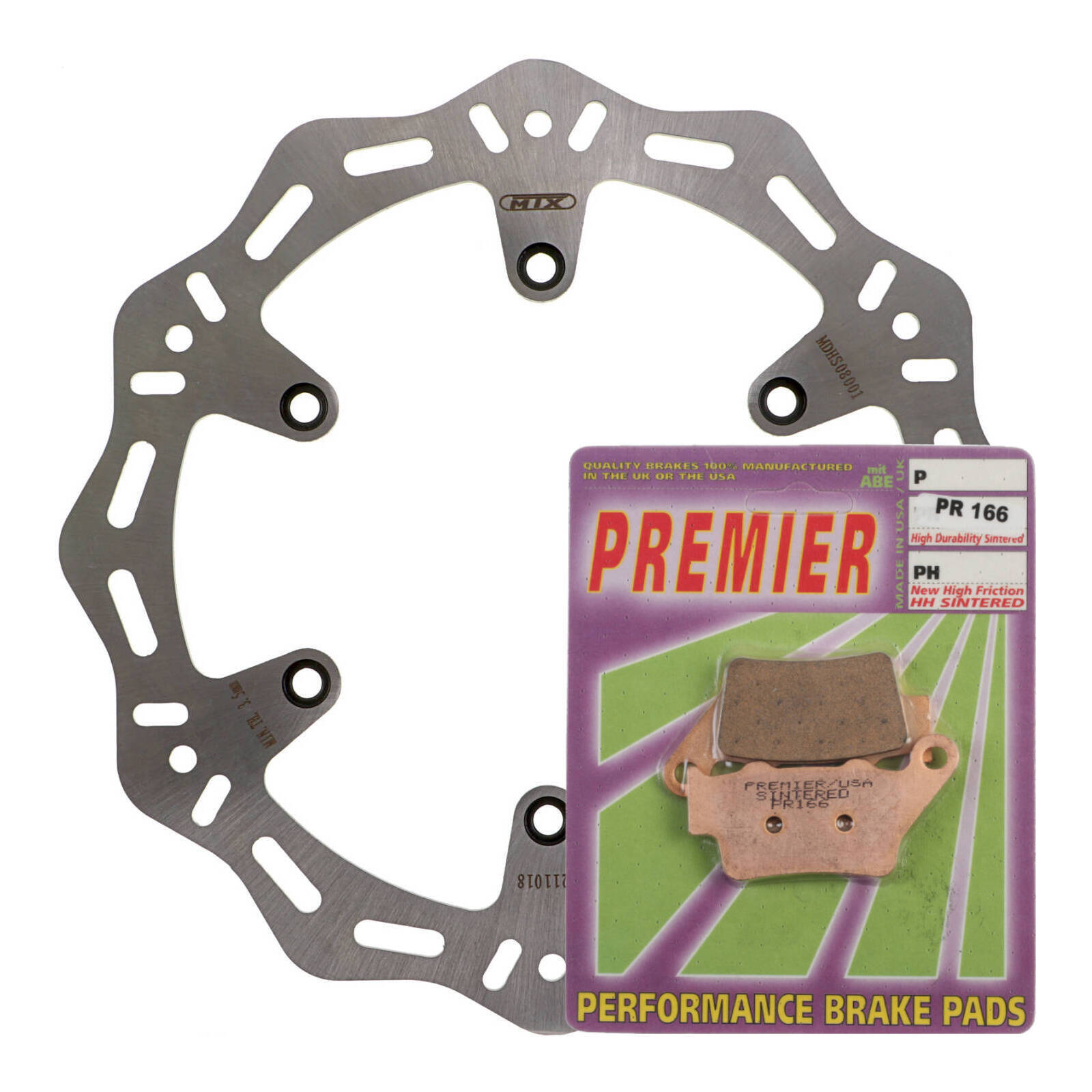 MTX Hornet Disc & Premier Pad Rear Kit - KTM - Image 1