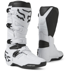 Fox Comp Motocross Boots White - Image 1