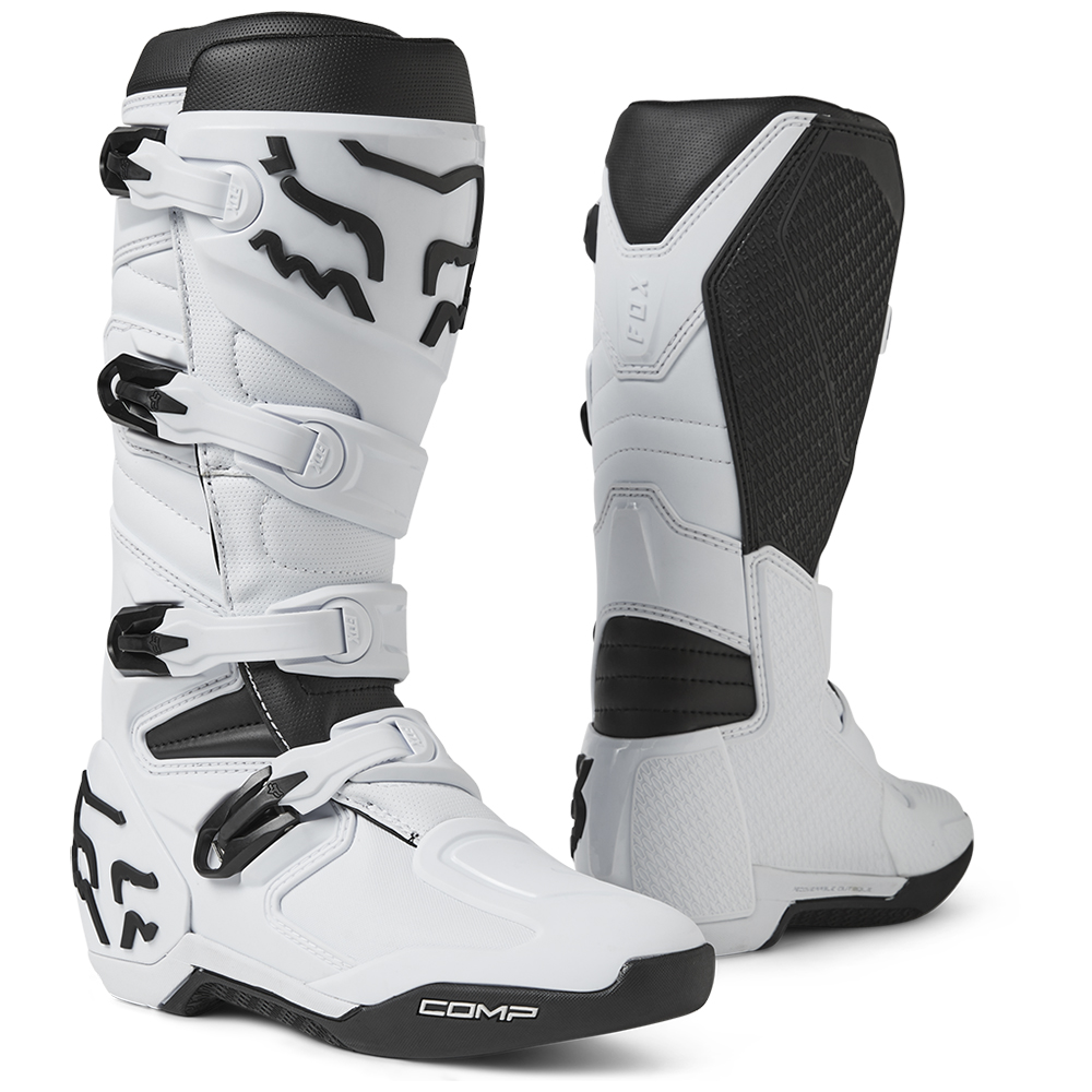 Fox Comp Motocross Boots White - Image 1
