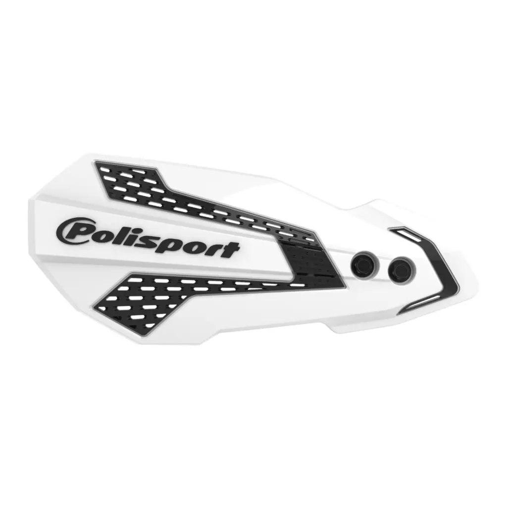 POLISPORT MX FLOW HANDGUARD WHT/BLK KTM HUSQ GASGAS