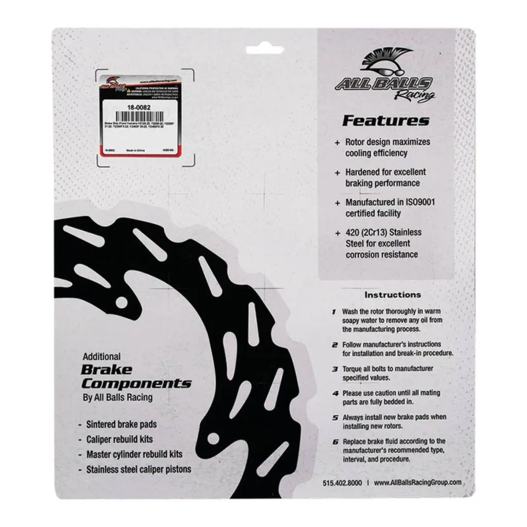 Brake Disc Front 18-0082