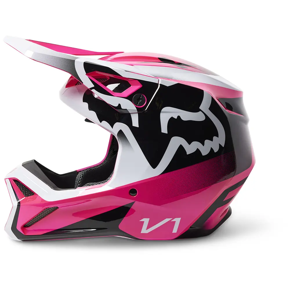 Fox V1 Leed MIPS ECE Motocross Helmet Pink