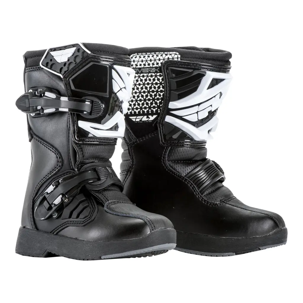 Fly Maverik Junior Motocross Boots Black