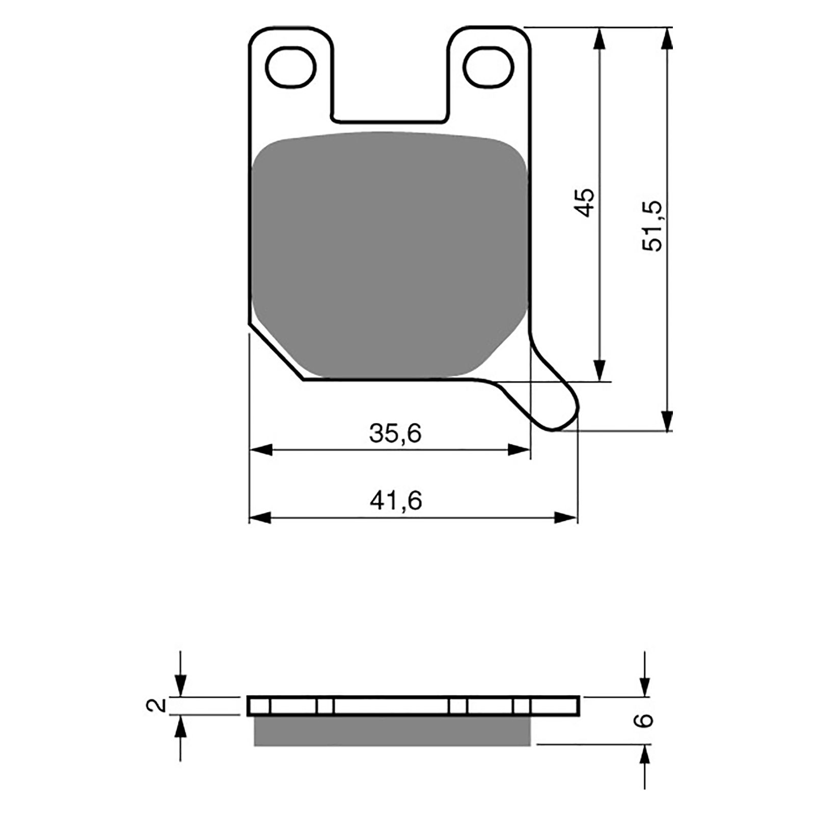 BRAKE PADS GOLDFREN SINTERED SPORTS GF008 - S3 ( PH88 ) - Image 1