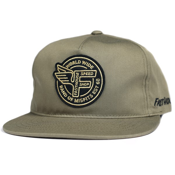 Fasthouse Flight Hat Olive - Image 1