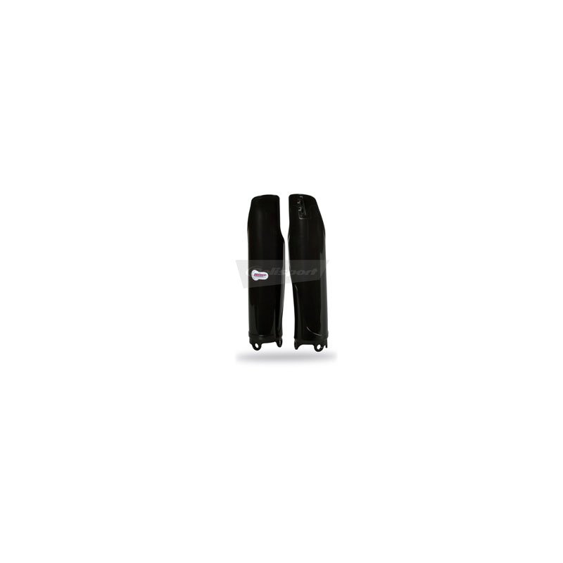 FORK GUARDS HON CR125/250 04-07 / CRF250/450R 04-16 BLK - Image 1