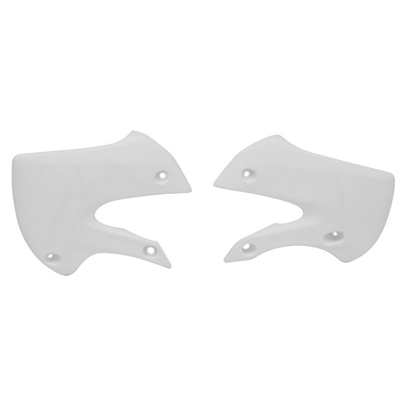 RADIATOR SHROUDS  RTECH RM65 KX65 01-21 KLX110 02-09 WHITE - Image 1