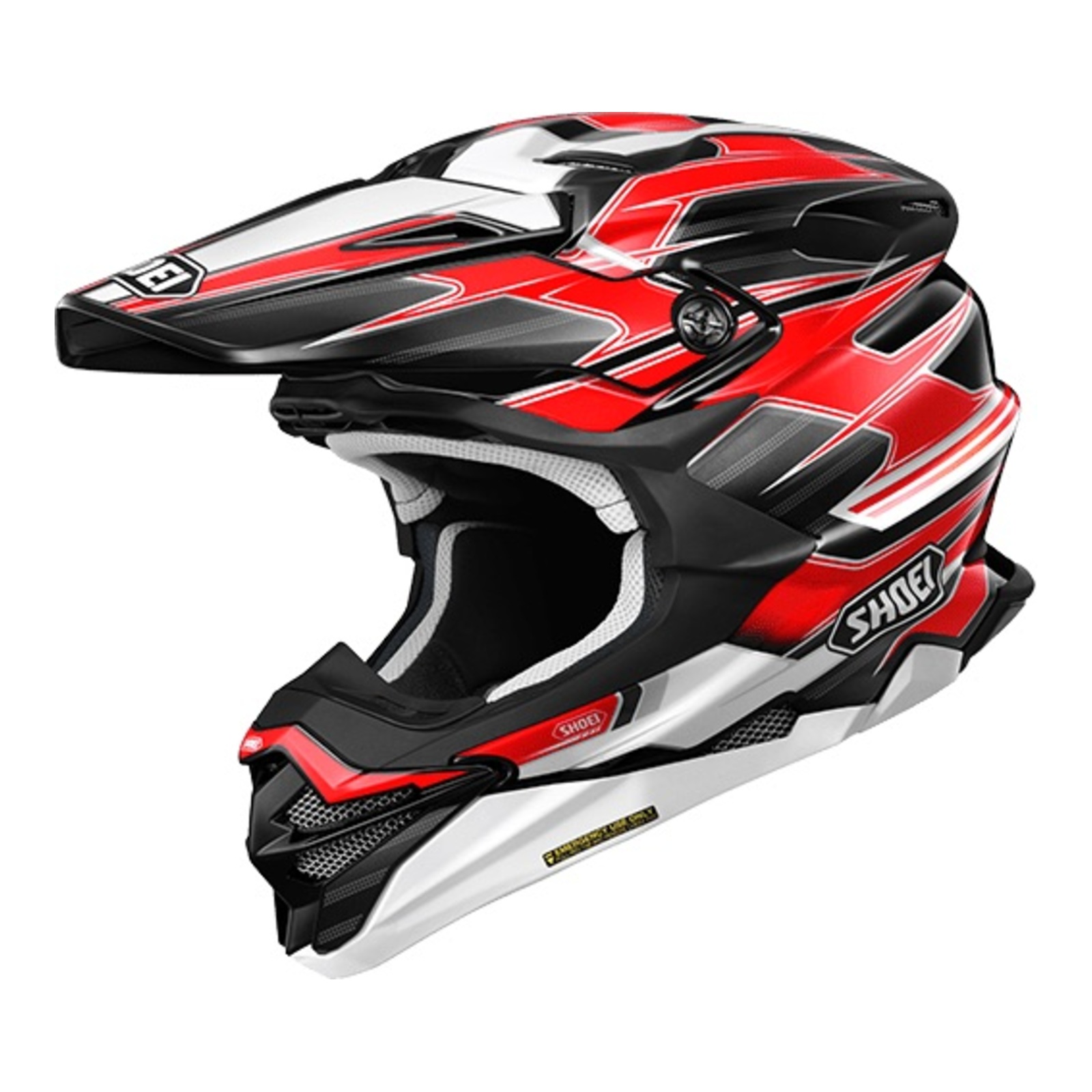 Shoei VFX06 M.E.D.S Sparkle Motocross Helmet TC1 - Image 1