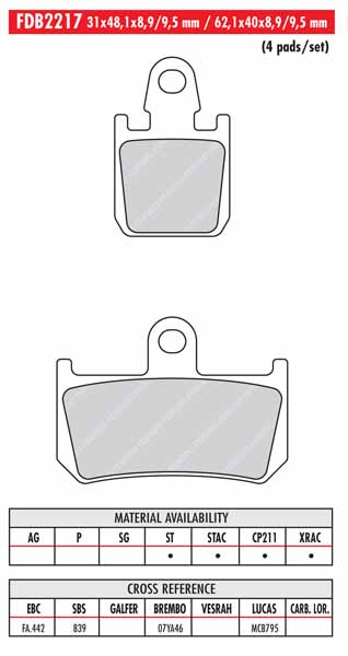 FERODO BRAKE PADS - Image 136
