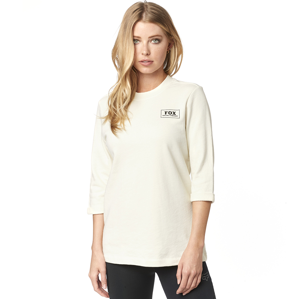 3/4 Sleeve Fox Heather Ladies Bone - Image 1