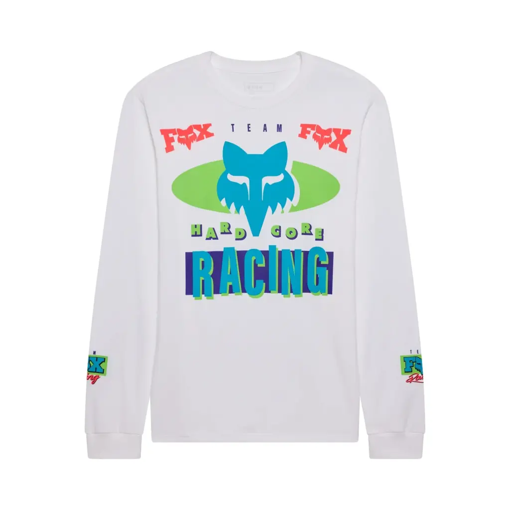 Fox Hardcore 195 Original Long Sleeve Tee White