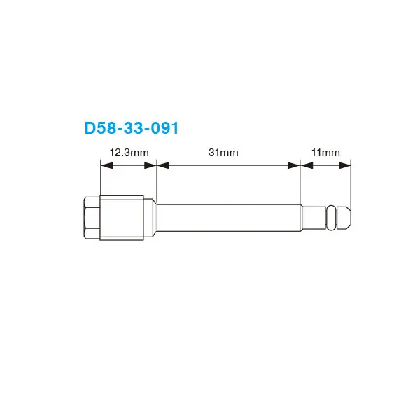 #DRC SS BRAKE PIN SET INC CLIP