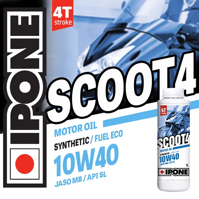Scoot 4 10W40 1L Semi Synthetic Ipone
