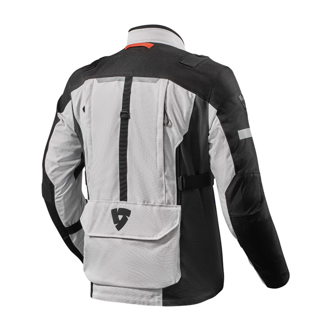 Adventure Jacket REV'IT! Sand 4 H2O Silver/Black - Image 2
