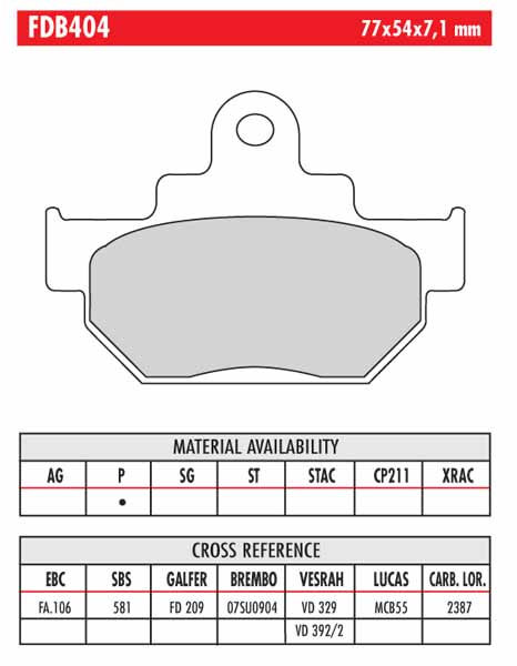 FERODO BRAKE BPADS 312ST - Image 38