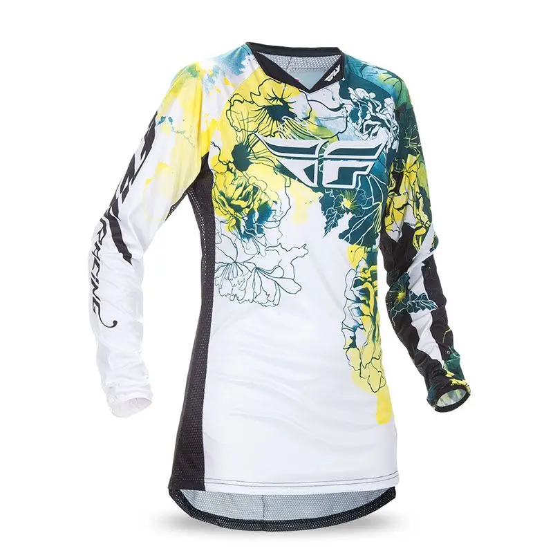 FLY KINETIC JERSEY '17 LADIES DK.TEA/YEL MED