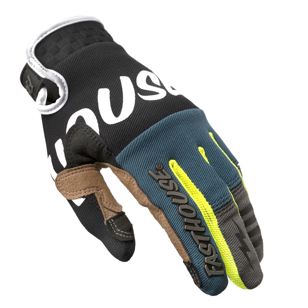 Fasthouse Speed Style Sector Motocross Glove Black/Indigo - Image 1