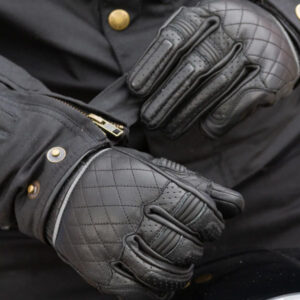 Merlin Stewart Leather Road Gloves Black - Image 1