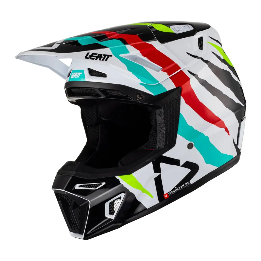 Leatt Moto 8.5 V23 Motocross Helmet Kit Tiger