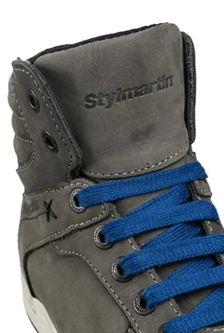 SMOKE SHORT URBAN BOOTS GREY LEATHER 41