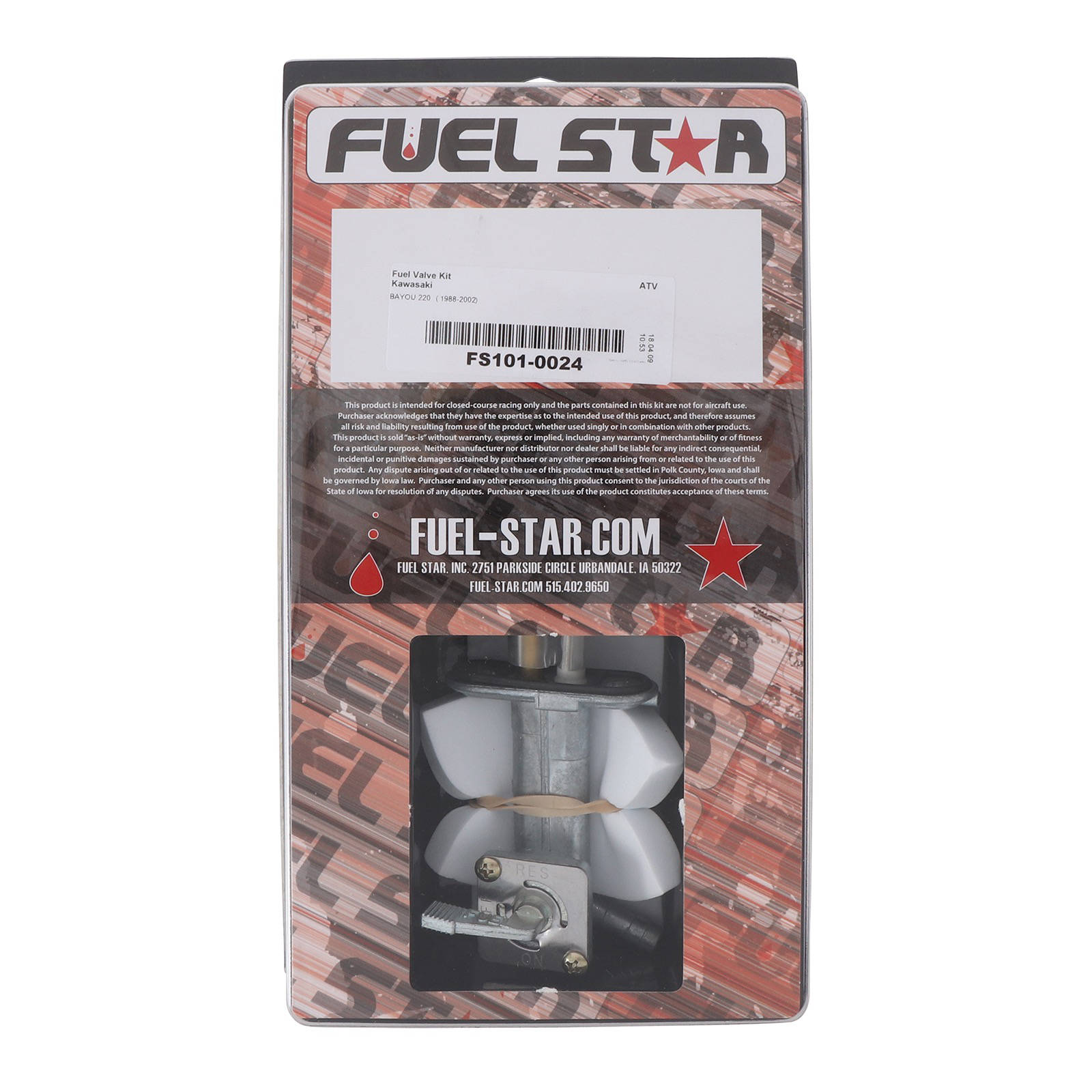 All Balls Racing Fuel Tap Kit (FS101-0024) - Image 1