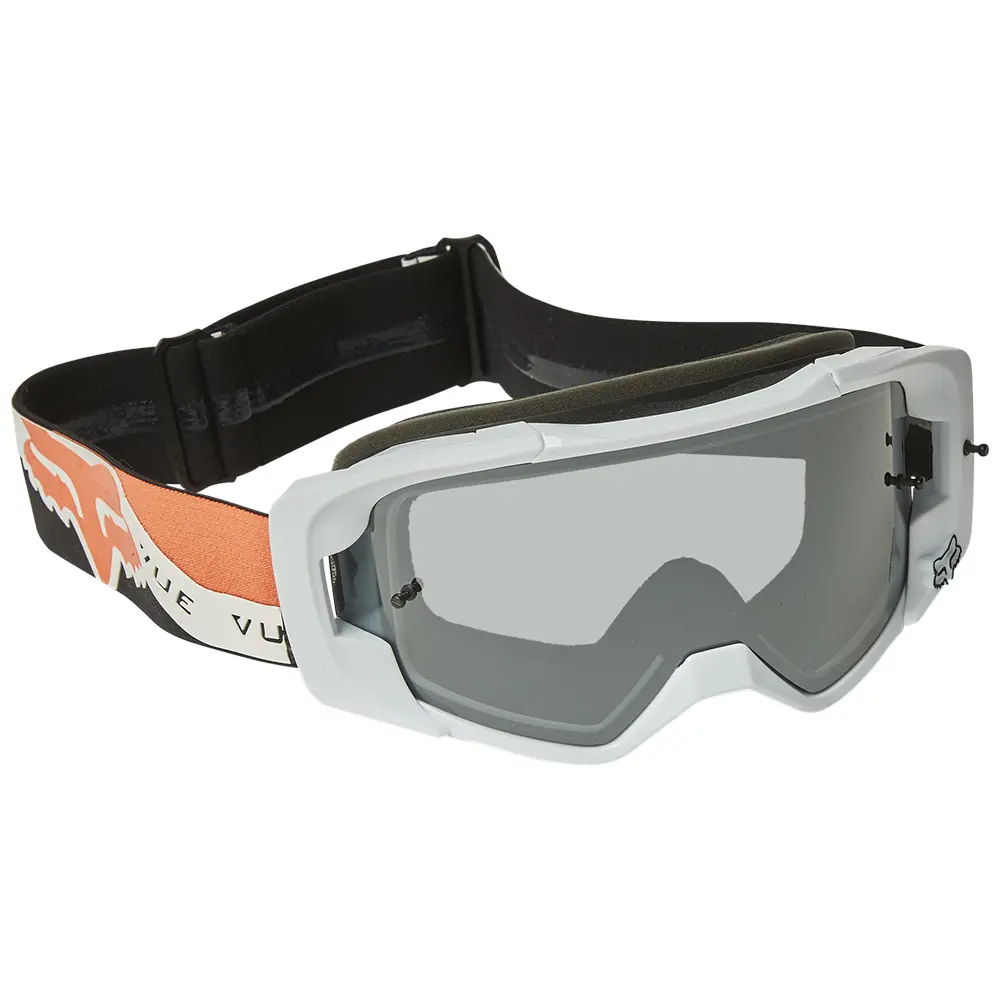 Fox Vue Dvide SPark Motocross Goggles Black/White/Orange