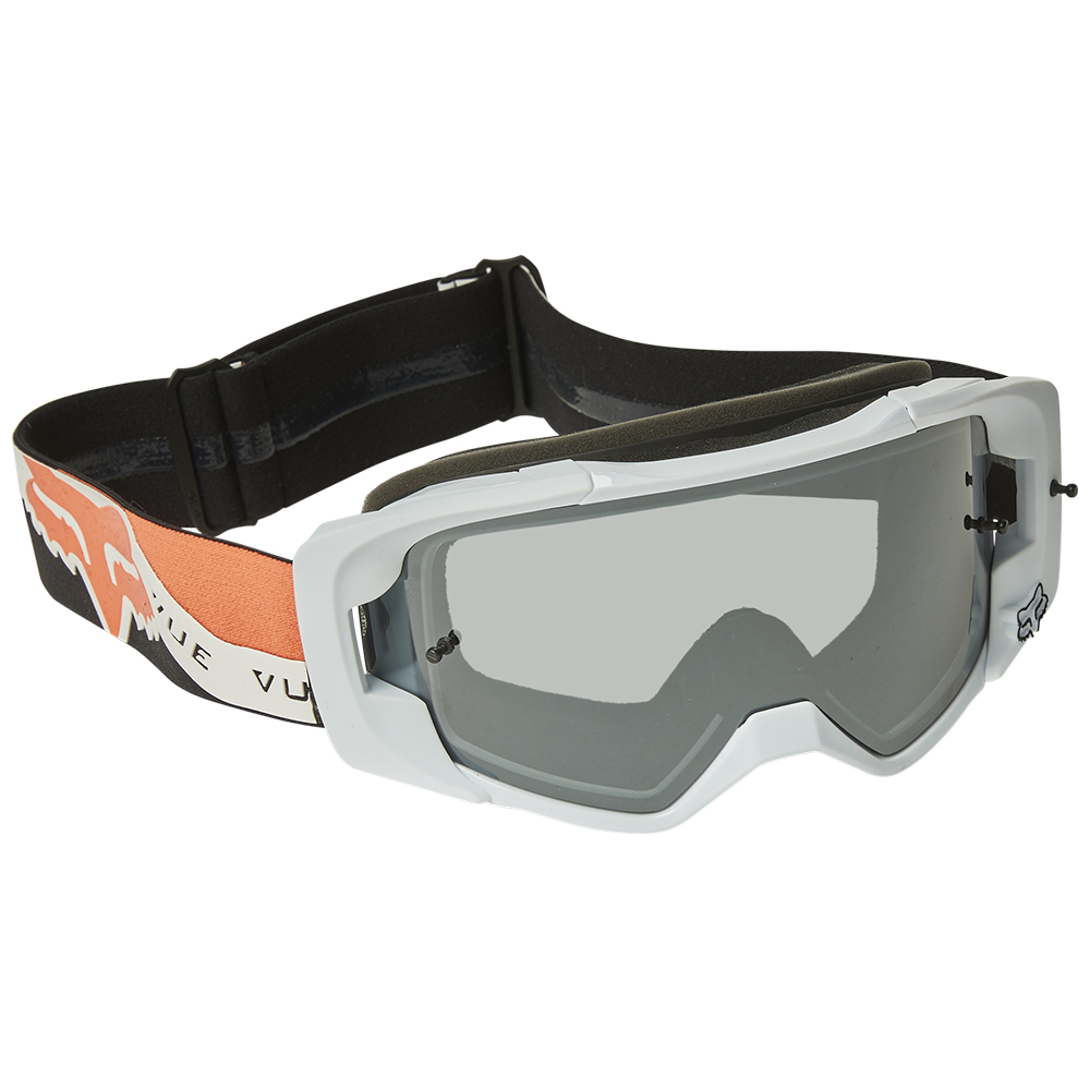 Fox Vue Dvide SPark Motocross Goggles Black/White/Orange - Image 2