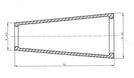 PLASTIC COVER 54 MM - Image 1