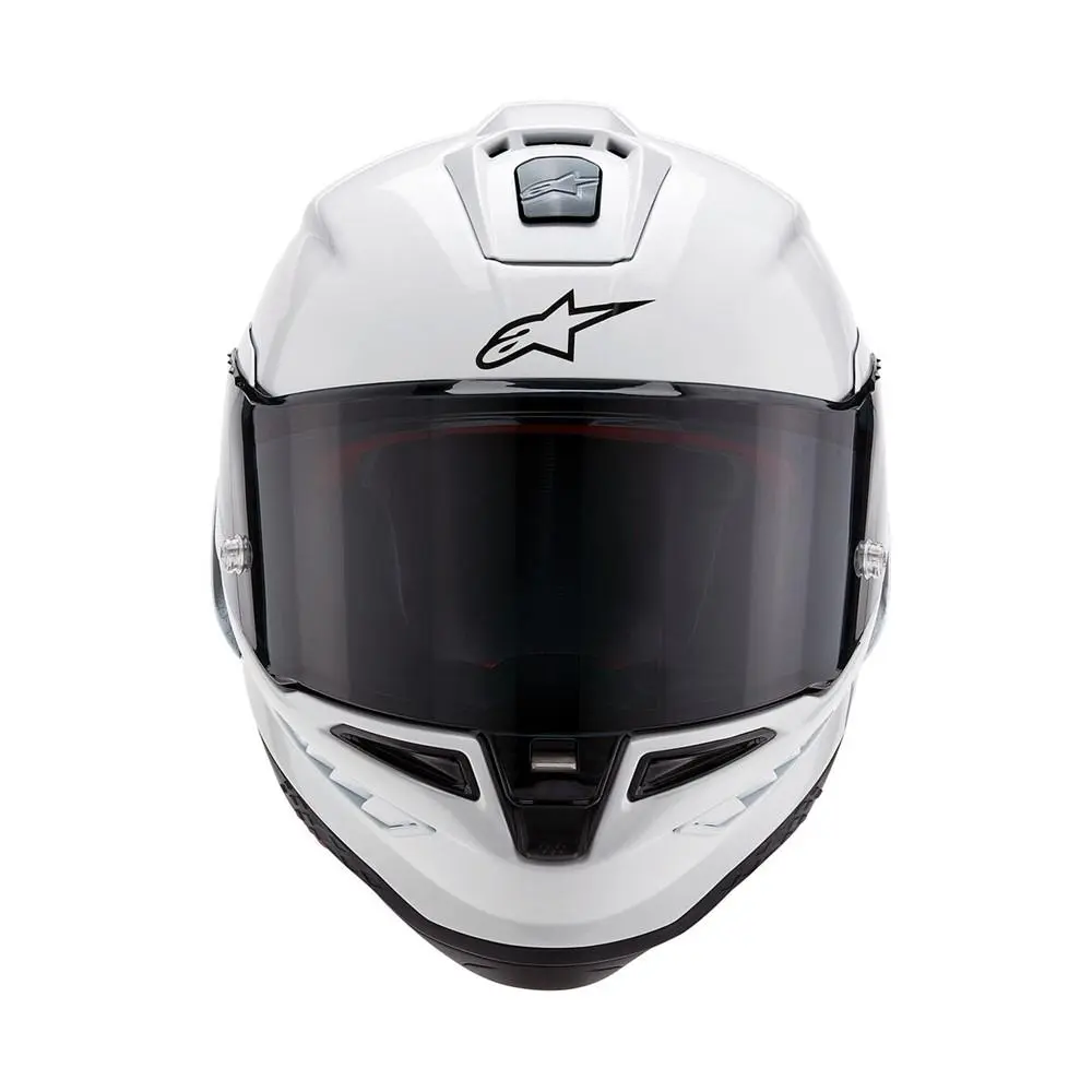 Alpinestars Supertech R10 Helmet Solid White Gloss/Matte Black