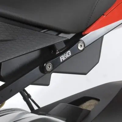 Rear Foot Rest Blanking Plate Pair R & G Racing BMW S1000RR