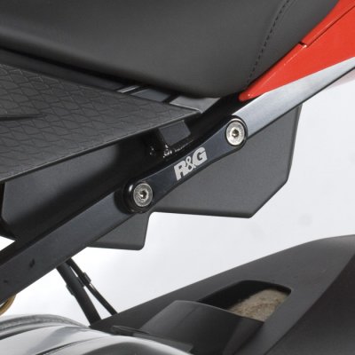 Rear Foot Rest Blanking Plate Pair R & G Racing BMW S1000RR - Image 1