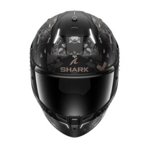 Shark Skwal i3 Hellcat Road Helmet Black/Chrome/Anthracite - Image 3