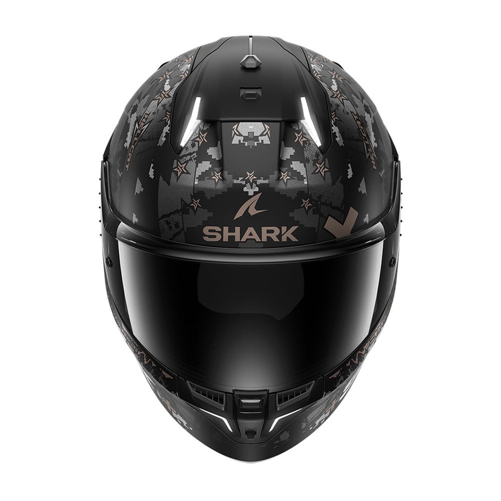 Shark Skwal i3 Hellcat Road Helmet Black/Chrome/Anthracite - Image 3