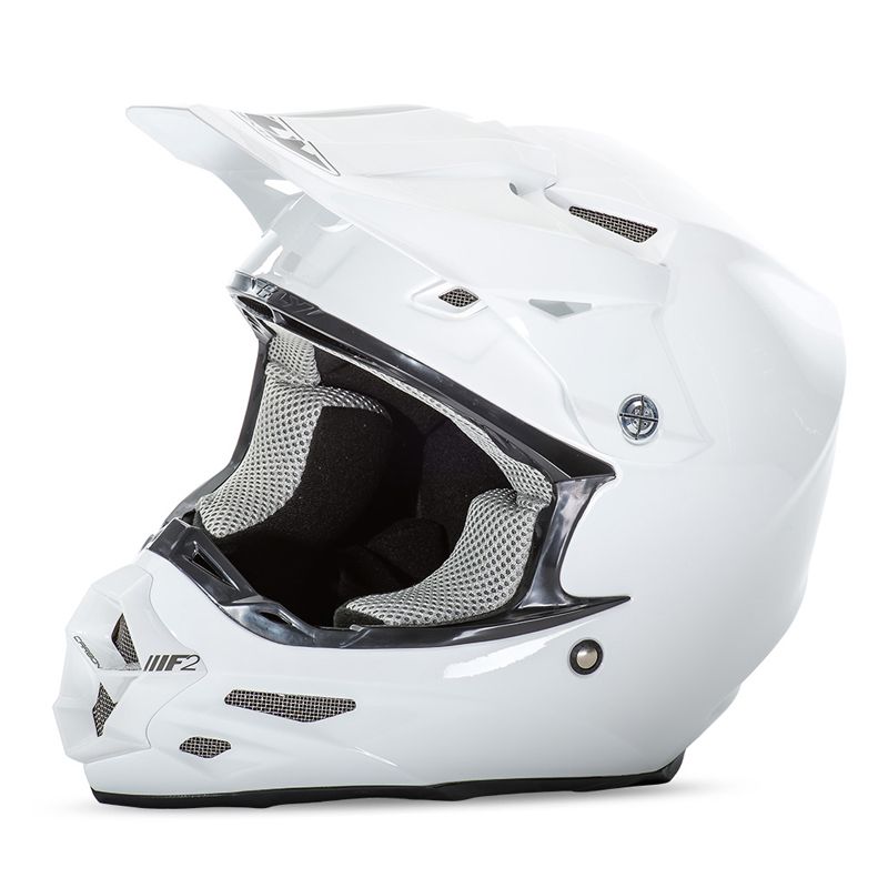 FLY F2 HELMET CARBON WHT LGE - INDENT - Image 1