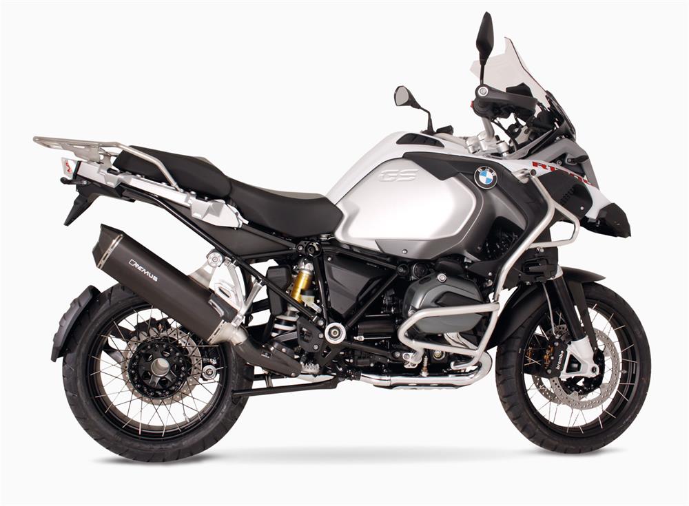 SLIP-ON MUFFLER BLK HAWK S/STEEL BLACK BMW F700/800 GS 17- - Image 4